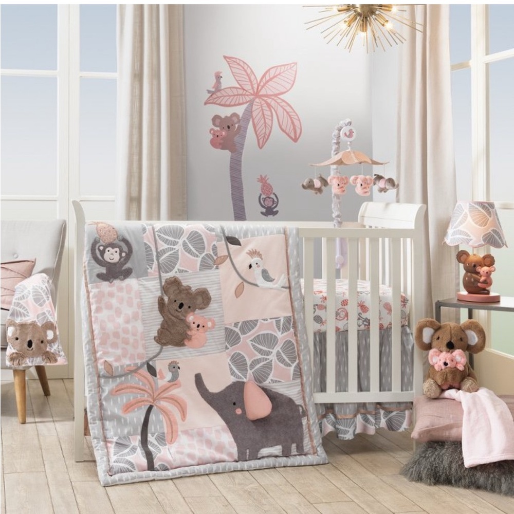 Lambs and Ivy Calypso Crib Set
